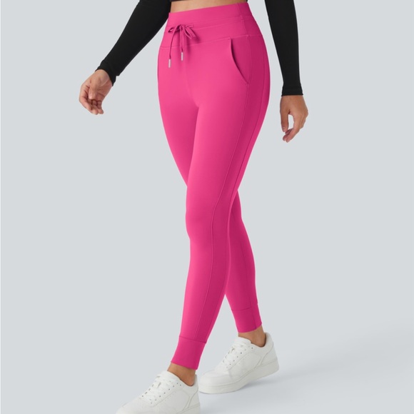 Halara Zero softly plush high waisted drawstring side pocket full length jogger - Picture 3 of 11